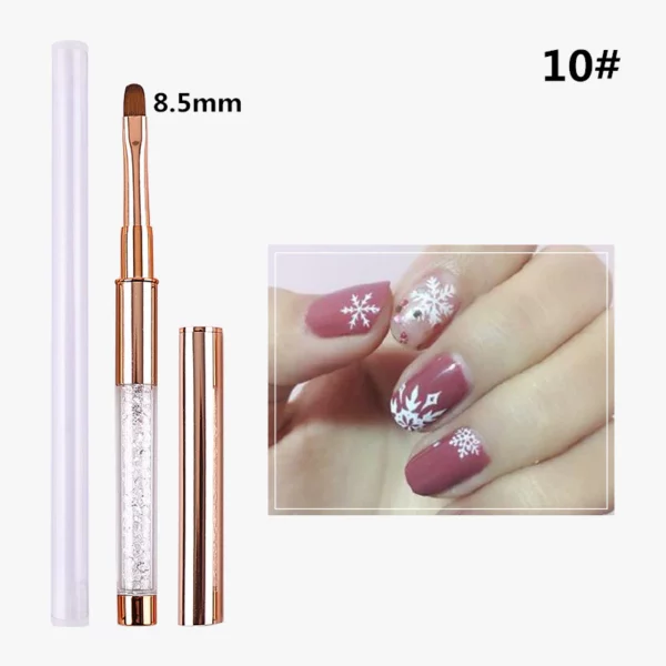 Pinceau Gel oval double